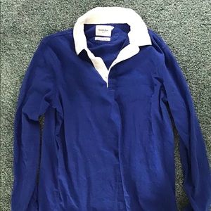 Medium Blue Long Sleeve Men’s Goodfellow Polo